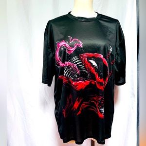 Men’s Mesh Tee Venom/Deadpool Marvel Size L